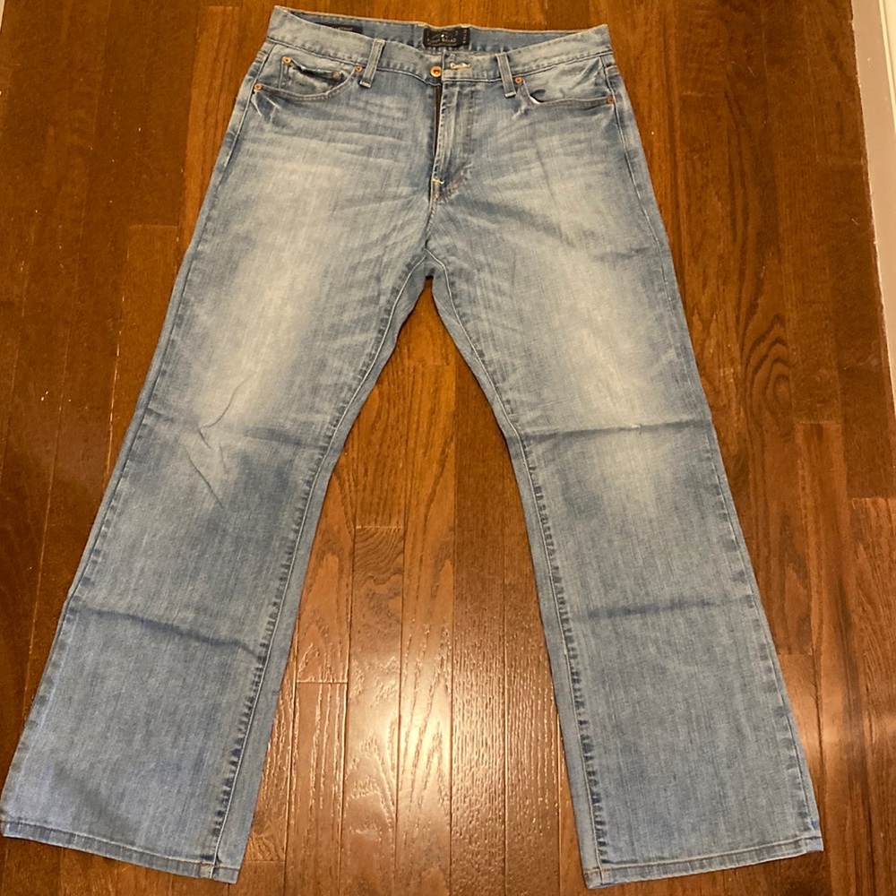 Lucky Brand Jeans, 455 Relaxed Boot light blue
